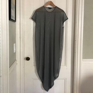 Universal Standard Geneva Fog Dress in Slate